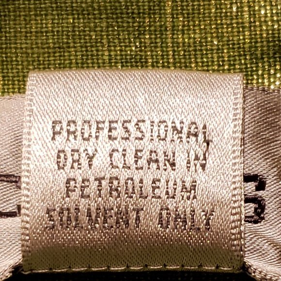 Chico’s Green Jacket /w Gold Shimmer & gold tank - Picture 6 of 8